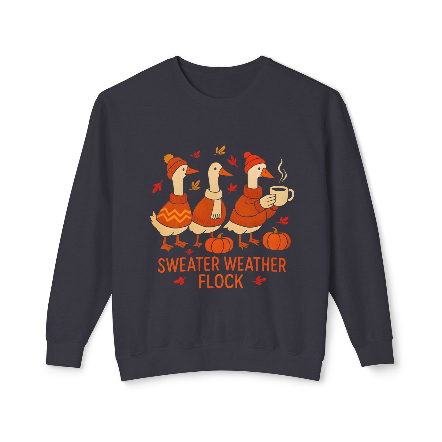 Sweater Weather Crewneck Sweatshirt, Cozy Fall Apparel, Funny Gift for Friends, Autumn Fashion, Thanksgiving Outfit, Casual Daywear