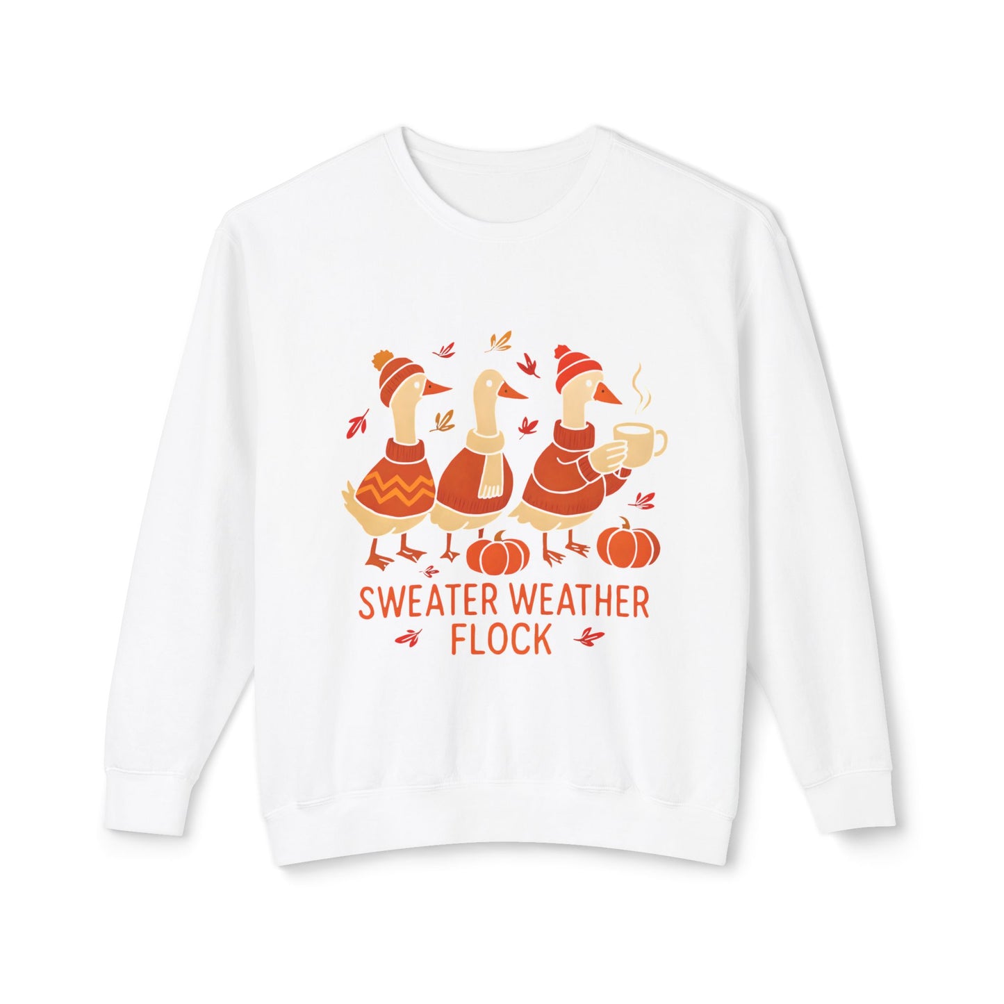 Sweater Weather Crewneck Sweatshirt, Cozy Fall Apparel, Funny Gift for Friends, Autumn Fashion, Thanksgiving Outfit, Casual Daywear