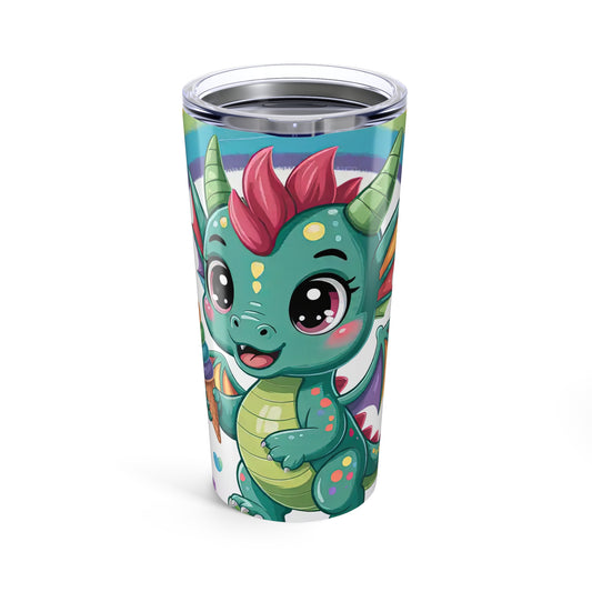 Colorful Dragon & Rainbow Tumbler 20oz - Cute Drinkware for Kids, Gifts for Dragon Lovers, Vibrant Colors for Summer, Fun Party [...]