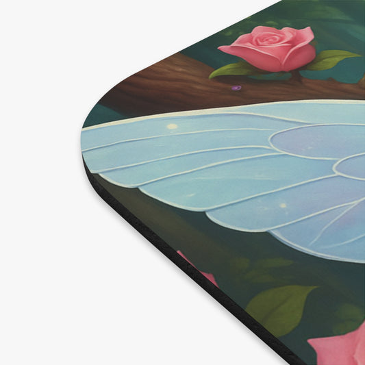 Fairy Tale Mouse Pad with Enchanted Dragon, Cute Desk Accessory, Fantasy Office Decor, Gift for Gamers, Fantasy Lovers, Kids Room