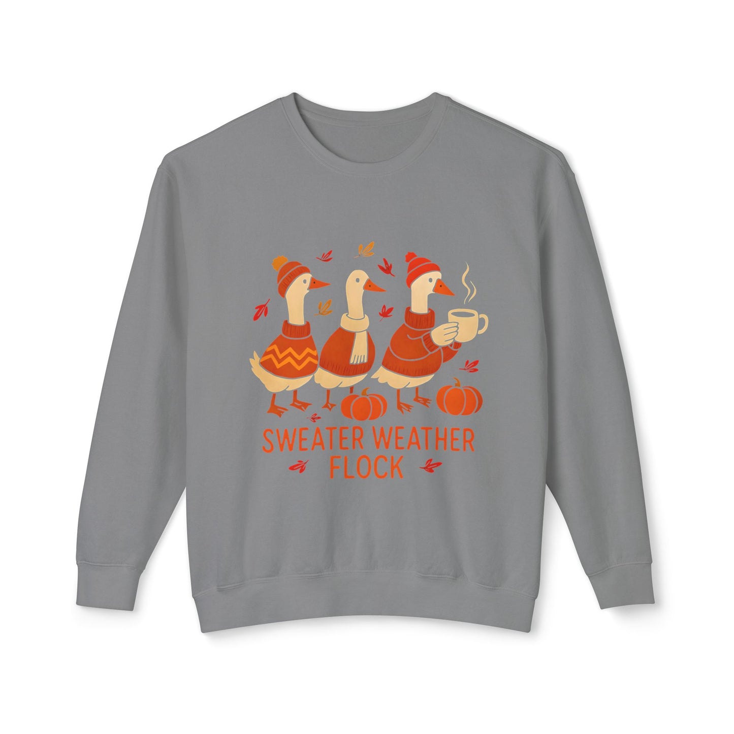 Sweater Weather Crewneck Sweatshirt, Cozy Fall Apparel, Funny Gift for Friends, Autumn Fashion, Thanksgiving Outfit, Casual Daywear